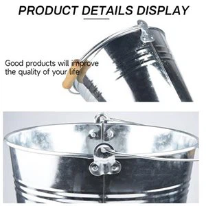 metal water bucket