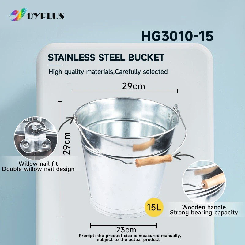 metal water bucket