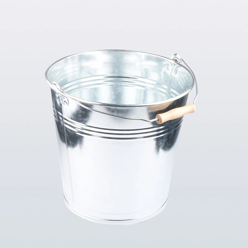 medium metal bucket